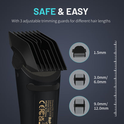 PRITECH Manscape Body Hair Trimmer - Waterproof Pubic Hair Ball Trimmer, Ceramic Blade Shavers Electric Razors for Men with USB-C Charging, Wet/Dry Use, Nick-Free Mens Grooming Kits, Gifts for Men